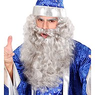 Widmann Full beard, grey, magic - Costume Accessory