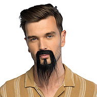 Widmann Beard fantasy, black - Costume Accessory