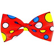 Widmann Clown-Fliege, rot, Punkte - Kostüm-Accessoire