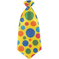 Widmann Maxi yellow clown tie - Costume Accessory