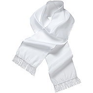 Widmann Weißer Regisseurschal - Kostüm-Accessoire