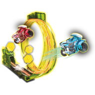 Wiky Vehicles Spin and Build Basic Track with 1 Motorbike - Slot Car Track