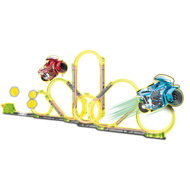 Wiky Vehicles Spin and Build Super Coaster with 2 Motorbikes - Slot Car Track