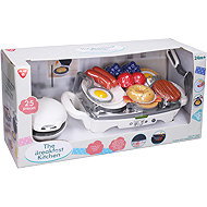 WIKY Playgo Waffle Maker and Grill Kitchen Set with Effects - Toy Kitchen Utensils