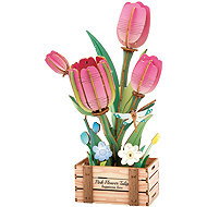 WIKY 3D Wooden Model Kit - Tulip 21cm - Building Set