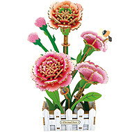 WIKY 3D Wooden Construction Kit - Carnation 19.5cm - Building Set