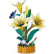 WIKY 3D Wooden Construction Kit - Lily 22 cm - Building Set