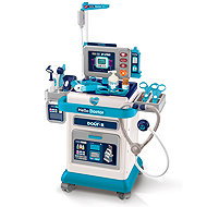 Wiky Doctor's Trolley Set with Effects 44 × 25 × 66 cm - Kids Doctor Briefcase