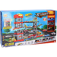 Wiky Multi-Storey Garage with Effects Playset, 64 Pcs - Toy Garage