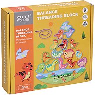 Wiky Balancing Dinosaurs wood 16 pcs - Balance Game