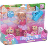 Wiky Doll with dogs 11 cm - Doll