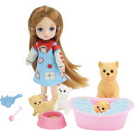 Wiky Doll with dogs 12 cm - Doll