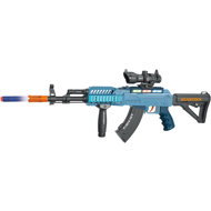 Wiky Machine gun with 12 foam bullets and effects 62 cm - Toy Gun