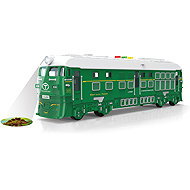 WIKY Flywheel train with effects and projection 33 cm, green - Train