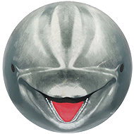 WIKY Dolphin water ball 23 cm - Children's Ball