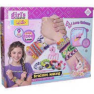 WIKY Textile Loom Bands Bracelet Making Kit 1,200 pcs - Jewellery Making Set