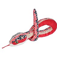 WILD REPUBLIC Snake with red scales 137 cm - Soft Toy