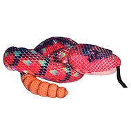 WILD REPUBLIC Red and green snake 137 cm - Soft Toy