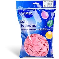 Wimex Inflatable balloons 25 cm, pink 100 pcs - Balloons