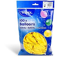 Wimex Inflatable balloons 25 cm, yellow 100 pcs - Balloons