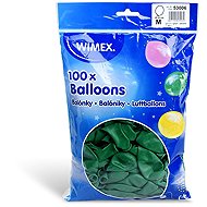 Wimex Inflatable balloons 25 cm, green 100 pcs - Balloons