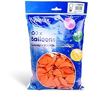 Wimex Inflatable balloons 25 cm, orange 100 pcs - Balloons