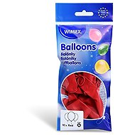 Wimex Inflatable balloons 25 cm, red 10 pcs - Balloons