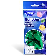Wimex Inflatable balloons 25 cm, green 10 pcs - Balloons
