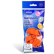 Wimex Inflatable balloons 25 cm, orange 10 pcs - Balloons
