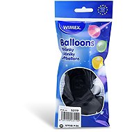 Wimex Inflatable balloons 25 cm, black 10 pcs - Balloons