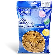 Wimex Inflatable balloons 25 cm, gold 100 pcs - Balloons