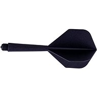 Windson Flightshaft 1/4 Black - Dart Flights