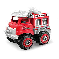 WIKY Firefighters screw car, 16 cm - Toy Car