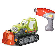 WIKY Screwdriver bulldozer with electric screwdriver, 30 cm - Toy Car