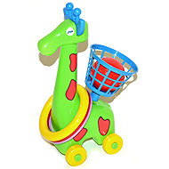 Wiky Giraffe thrower on wheels with rings and basket - Toss Game