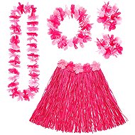 Widmann Hawaiian skirt set, pink - Costume Accessory