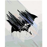 Zuty - Abstract painted batman II, 40×50 cm, stretched canvas on frame - Painting by Numbers