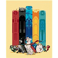 Zuty - Dc league of super pets II, 40×50 cm, off canvas on frame - Painting by Numbers