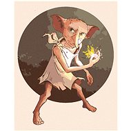 Zuty - Dobby (harry potter), 40×50 cm, stretched canvas on frame - Painting by Numbers
