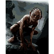 Zuty - Glum (Lord of the Rings), 40×50 cm, stretched canvas on frame - Painting by Numbers