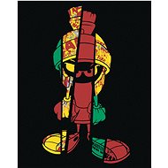 Zuty - Colorful marvin martian (looney tunes), 40×50 cm, stretched canvas on frame - Painting by Numbers