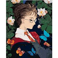 Zuty - Harry potter and butterflies, 40×50 cm, stretched canvas on frame - Painting by Numbers