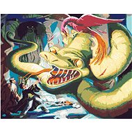Zuty - Harry potter, basilisk and phoenix, 40×50 cm, stretched canvas on frame - Painting by Numbers