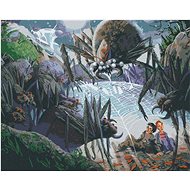 Zuty - Harry potter, ron weasley and aragog, 40×50 cm, stretched canvas on frame - Painting by Numbers