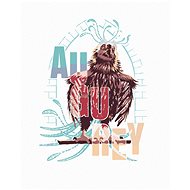 Zuty - Illustration auguron (fantastic animals), 40×50 cm, stretched canvas on frame - Painting by Numbers