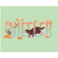Zuty - Illustration of a rake and his treasure (fantastic animals), 40×50 cm, stretched canvas on fr - Painting by Numbers