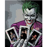 Zuty - Joker and cards (batman), 40×50 cm, off canvas on frame - Painting by Numbers