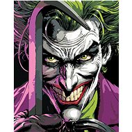 Zuty - Joker with crowbar (batman), 40×50 cm, off canvas on frame - Painting by Numbers