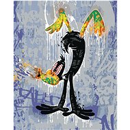 Zuty - Duck daffy graffiti (looney tunes), 40×50 cm, stretched canvas on frame - Painting by Numbers