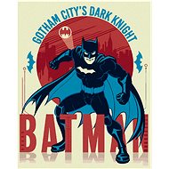 Zuty - Cartoon batman II, 40×50 cm, off canvas on frame - Painting by Numbers